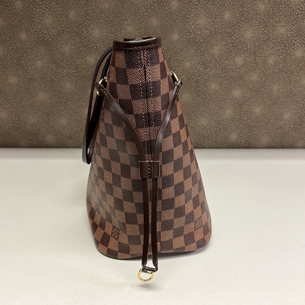 🔥🔥🔥Authentic Louis Vuitton Damier Ebene Neverfull MM Tote Shoulder Bag - Picture 7 of 16